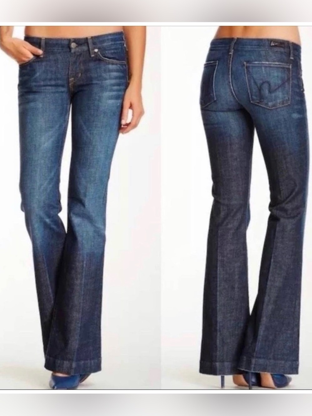 CITIZENS OF HUMANITY FAYE #003 LOW WAIST FULL LEG MEDIUM WASH JEANS~SIZE 26